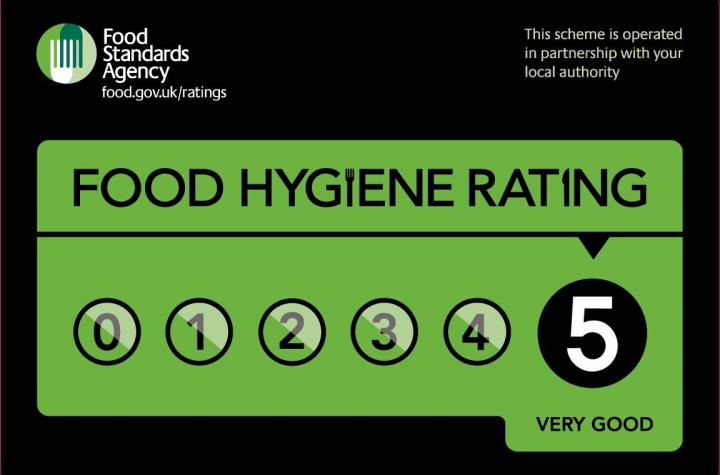 Food Hygiene Rating 5/5
